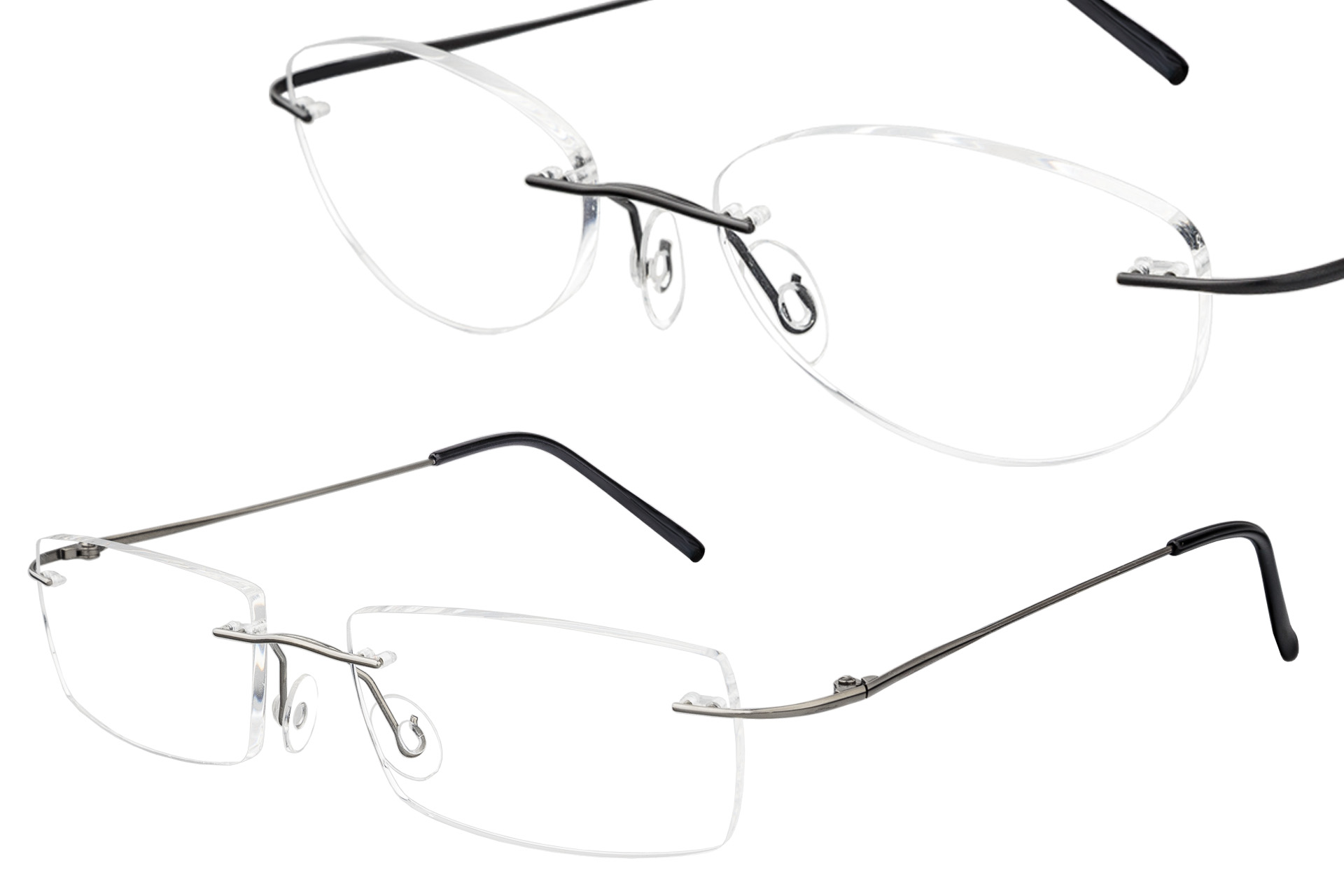 Packshots of glasses