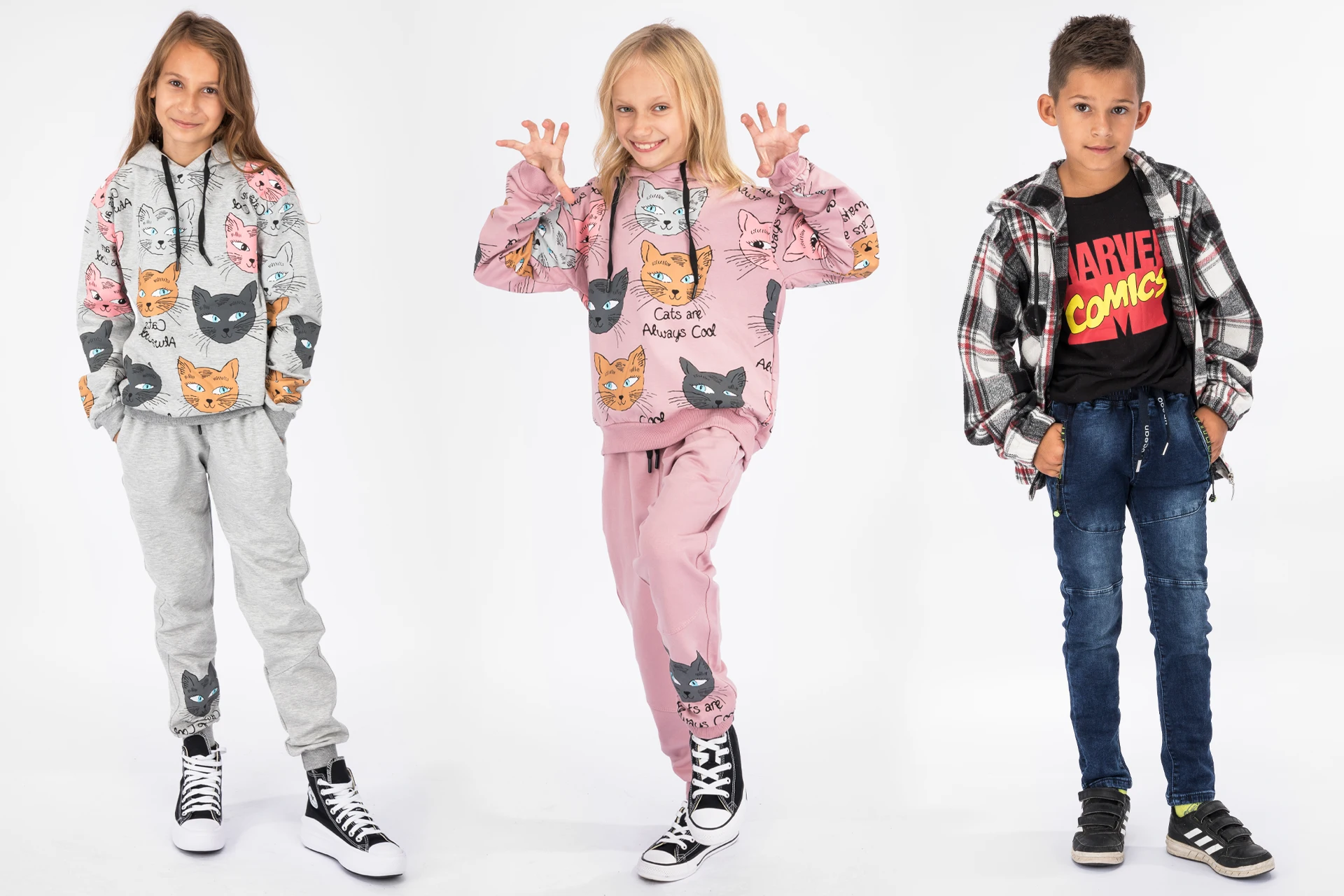 Modele dziecięce – zdjęcia ubrań na dzieciach